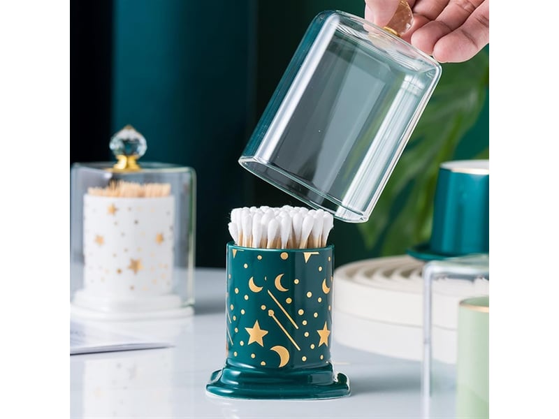  Porte-cure-dents en céramique, idéal pour la maison, le salon ou le restaurant. Boîte à fil dentaire créative, pot à cure-dents No Commercial reference - Conforama D