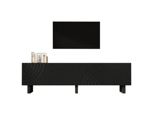Meuble tv coloris noir 180 cm <strong></strong>  <strong></strong>