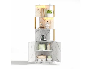 Buffet 2 porte(s) 0 tiroir(s) EVRYAE - 38 cm coloris blanc