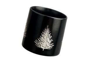 Mug motif sapin de noël, noir