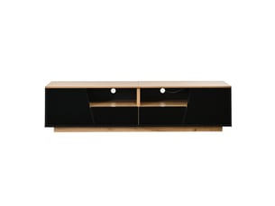Meuble tv coloris noir 180 cm <strong></strong> <strong></strong>
