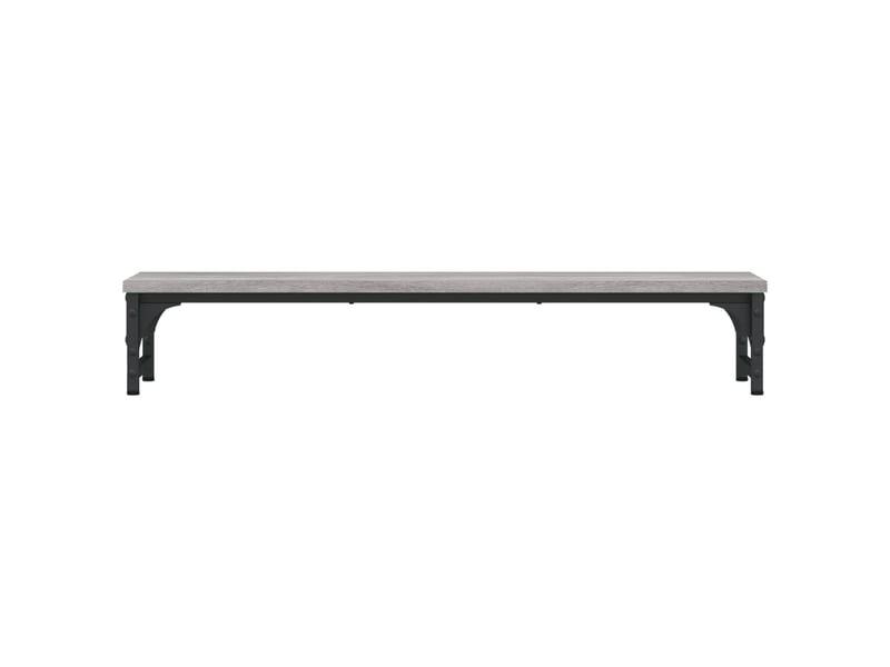  Support de moniteur table meuble bureau sonoma 85 x 23 x 15,5 cm bois d'ingénierie gris 02_0045001  - Conforama B