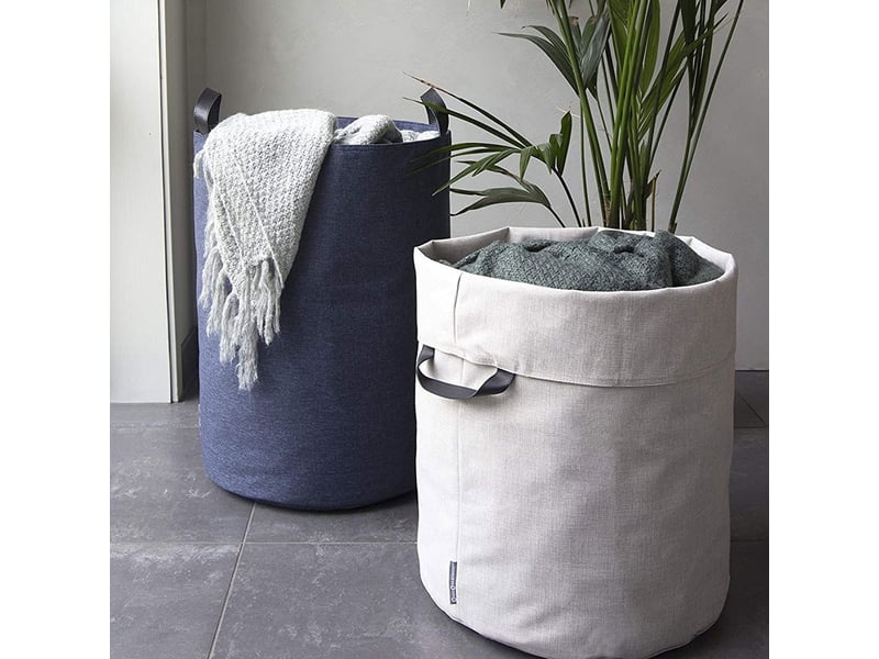  Panier à linge haut avec poignées dia. 40cm  - Conforama B