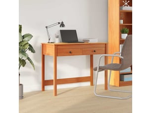 Bureau   100 cm coloris taupe