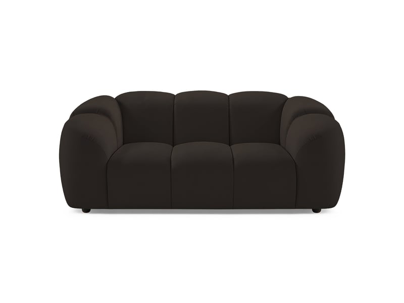 Selsey millma - canapé - 180 cm - velours marron Millma - Conforama D