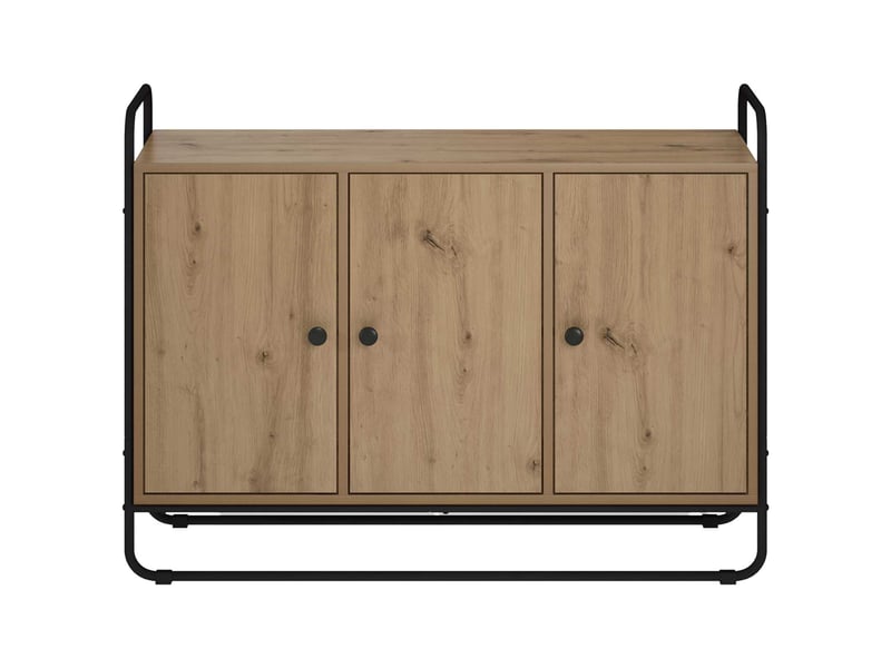  Buffet salon, buffet de rangement chêne artisanal 102x35x75 cm bois d'ingénierie shl55467  - Conforama D