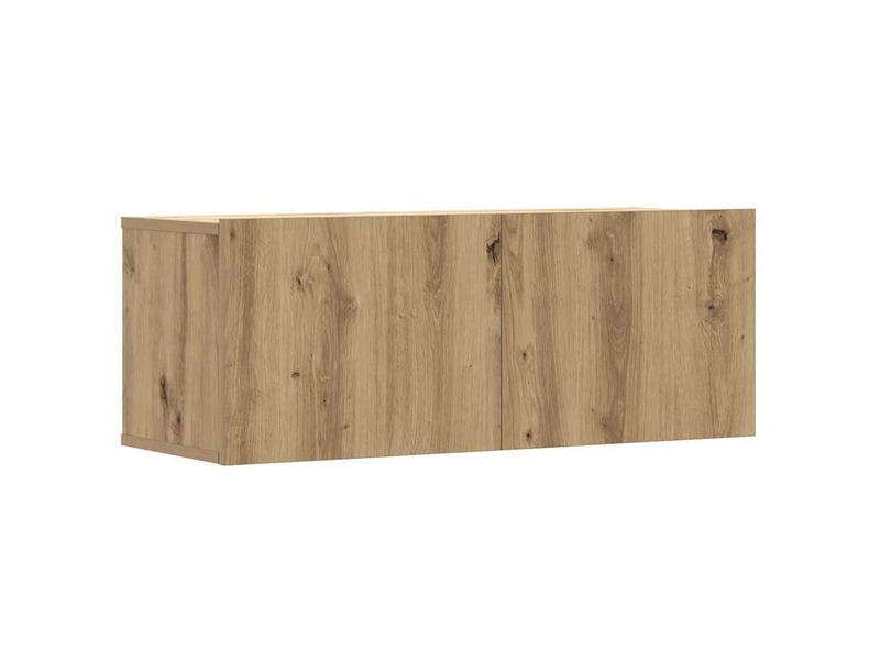  Ensemble de meuble tv - banc tv - meuble de rangement mural 5 pcs chêne artisanal  - Conforama D