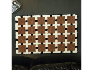 Tapis de bain antidérapant microfibre超 absorbant marron 50x80 cm lavable machine séchage rapide pour salle de bain moderne et douche