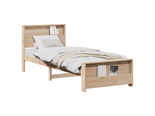 Lit simple 100x200 cm coloris beige