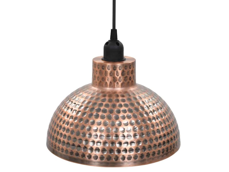  Plafonnier 2 pcs semi-sphérique couleur cuivre  - Conforama E