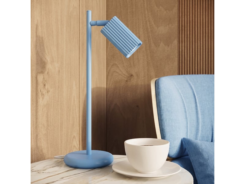  Plafonnier rayo 2 azur aluminium moderne 16.5x30x6cm SL.3290 - Conforama D