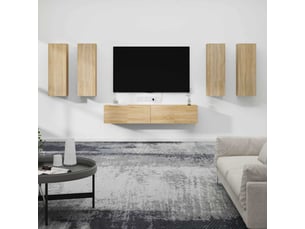 Meuble tv coloris marron 80 cm <strong></strong>  <strong></strong>