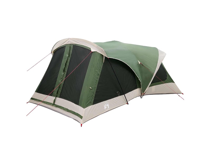 Tente de camping, tente familiale 14 personne vert - Conforama D