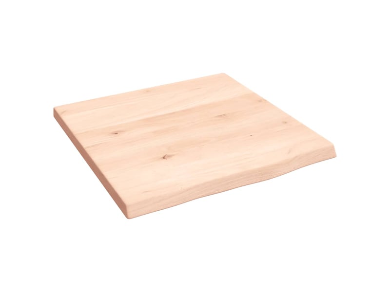  Comptoir de salle de bain, plan de travail 40x40x2 cm bois massif non traité cf65730  - Conforama A