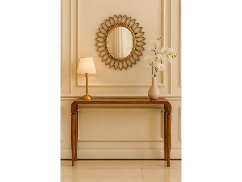  Artisan furniture bois massif console arcus, marron  - Conforama B