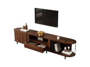 Lit adulte coloris bois foncé 180 cm <strong>SWEIKO</strong> <strong></strong>