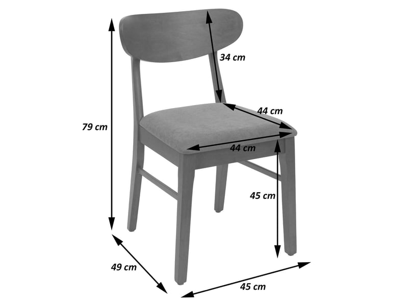  Lot de 6 chaises de salle à manger hwc-m59, chaises de cuisine, tissutextile, bois massif - structure claire, terracotta  - Conforama C