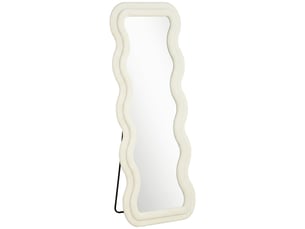 Miroir  de porte coloris blanc <strong></strong>  <strong></strong> - 160 cm x 60 cm
