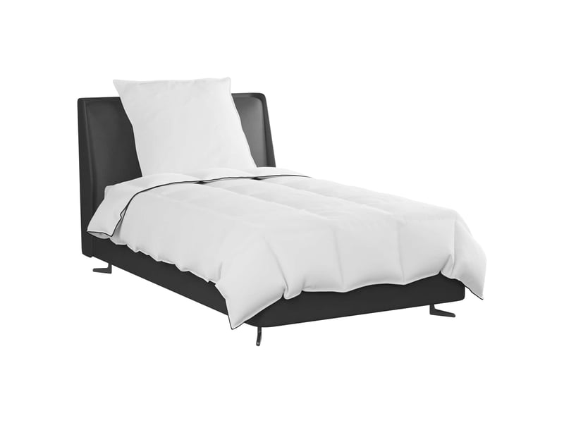  Duvet d'hiver avec oreiller 2 pièces - couette blanc plume de canard  - Conforama C