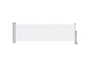 Auvent latéral, store latéral, paravent extérieur 80x300 cm 100% polyester fer acier
