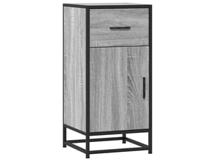 Buffet - bahut - meuble de rangement sonoma gris 35,5x35x76 cm bois d'ingénierie et métal