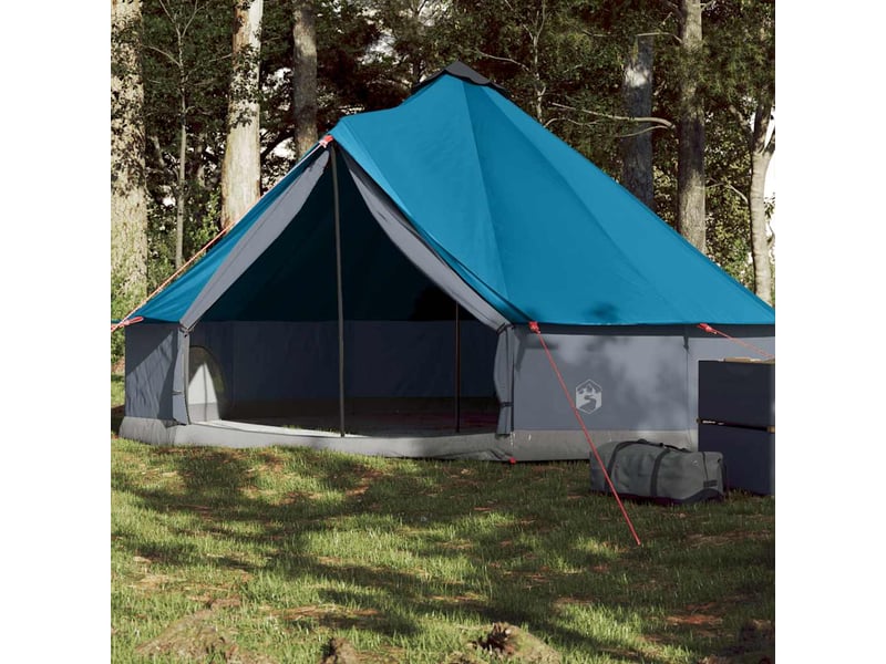  Tente de camping, tente familiale tipi 6 personnes bleu imperméable shl83701  - Conforama B