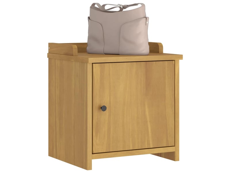  Banc de couloir, banc de rangement sandnes 45x40x50 cm bois de pin massif shl2739  - Conforama D