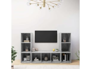 Meuble tv coloris gris  <strong></strong>  <strong></strong>