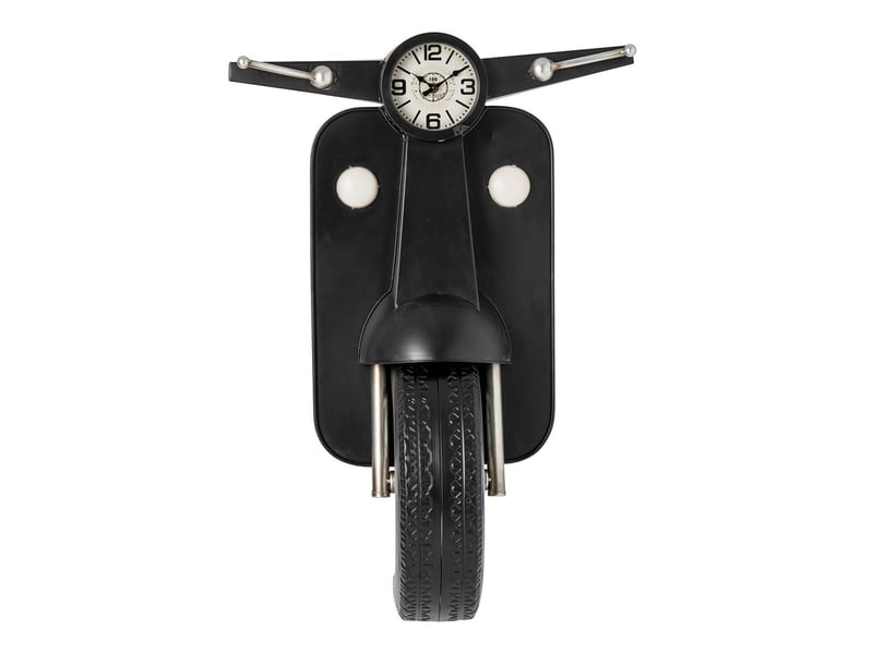  Horloge murale scooter lova 84cm noir  - Conforama A