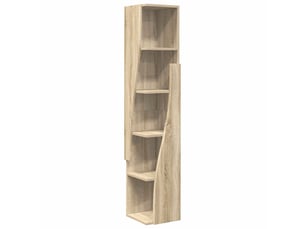 Meuble d'angle, meuble de rangement salon 27,5x27x140cm bois d'ingénierie chêne sonoma