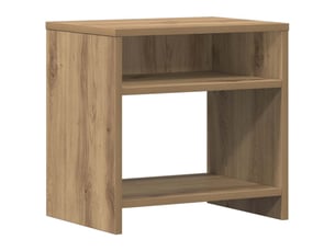 Table de chevet - cabinet de chevet - table de nuit chêne artisanal 40x30x40 cm bois d'ingénierie