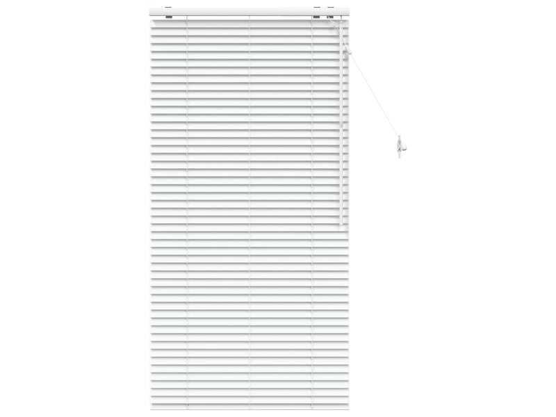 Store vénitien, store de fenêtre blanc 75 x 160 cm 35 mm bois de paulownia massif cf47823 - Conforama A