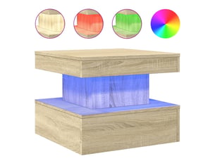 Table basse rectangulaire coloris marron  
