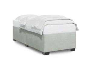 Lit simple 100x200 cm    coloris gris