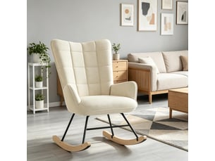 Fauteuil fixe  <strong>ROLIPO</strong> Velours beige