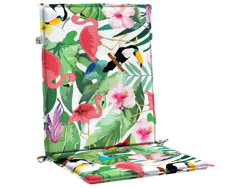  Lot de 2 coussins de dossier,  coussins de dos, tissu oxford vert et rose cf59453  - Conforama E