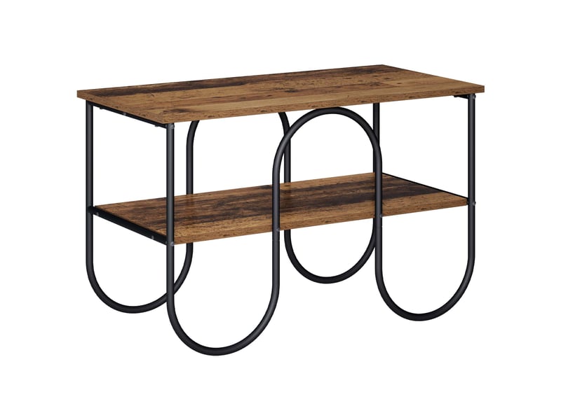  Meuble tv moderne, banc tv 80x40x50 cm bois ancien bois d'ingénierie  - Conforama A