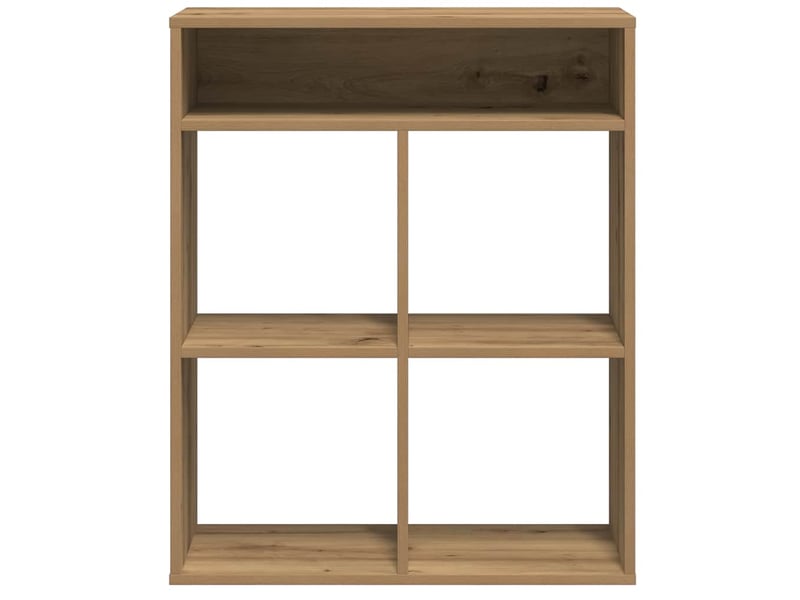  Bibliothèque, étagère de rangement chêne artisanal 66x31x80 cm bois d'ingénierie  - Conforama D