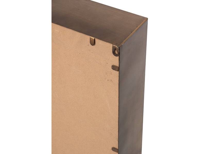  Horloge murale triptyque dagny 225cm doré  - Conforama E