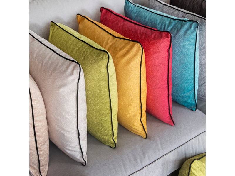 Housse de coussin d'angle fuji 30 x 50 cm en 4 pièces, sans garniture  - Conforama E