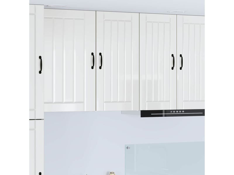  Meuble mural de cuisine, armoire de cuisine blanc brillant 40x31x80cm shl5989  - Conforama B