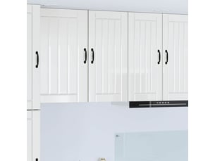 Meuble mural de cuisine, armoire de cuisine blanc brillant 40x31x80cm shl5989