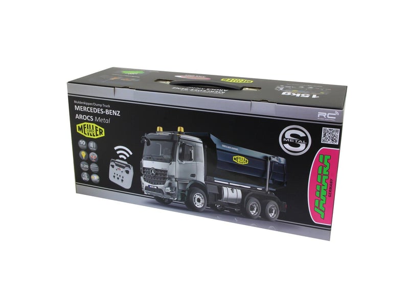  Camion à benne mercedes benz arocs 1:20 metal meiller 2,4ghz 406301 - Conforama B