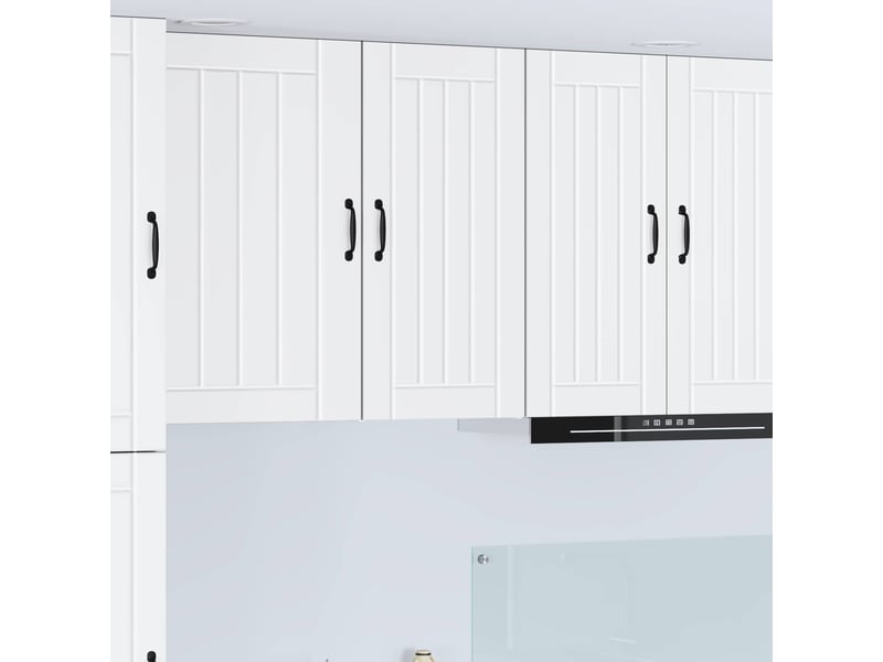  Meuble mural de cuisine, armoire de cuisine blanc 40x31x80cm bois d'ingénierie shl8884  - Conforama B