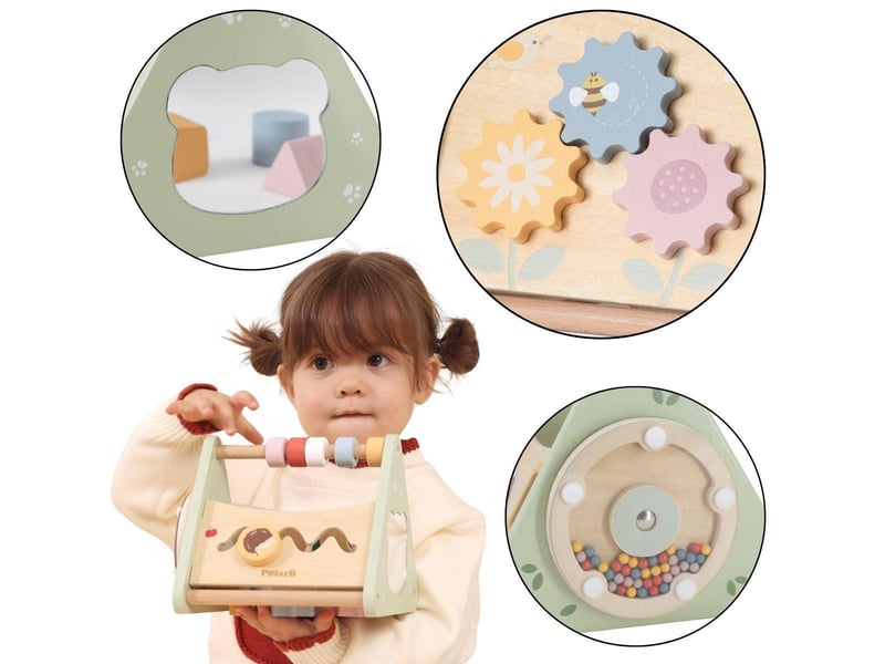  Triangle d'activités viga 44301 polarb - bois 6 faces 6971608443015 - Conforama A