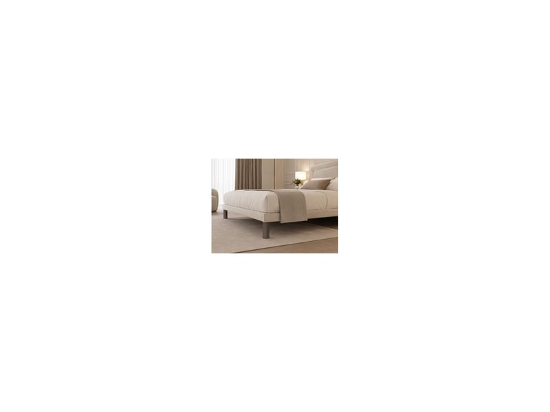  Pieds de lit cylindriques laqués gris taupe 70 mm x 200 mm lot de 4 8238472 - Conforama D