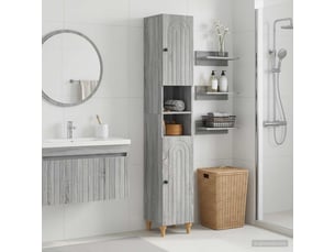 Colonne de salle de bain avec étagère ouverte alkmaar shl4919