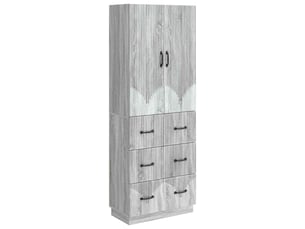 Armoire <strong></strong> <strong></strong> coloris gris largeur 66 cm