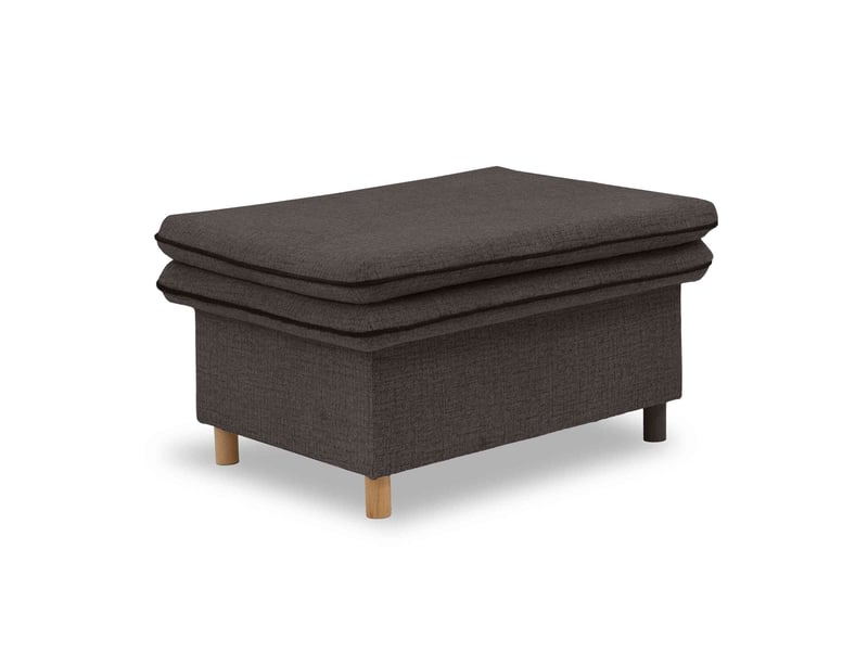  Sam, pouf coffre de rangement, 70x91 cm, marron Sam - Conforama A