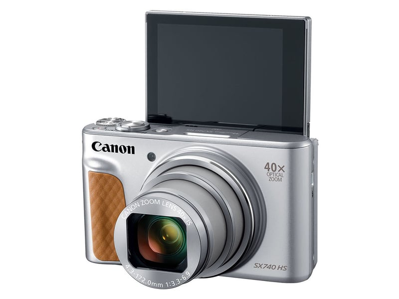  Appareil photo compact numerique expert canon - sx 740 hs le argent  - Conforama D